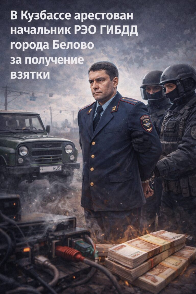 Зал суда и подозреваемый в наручниках в Кемеровской области
