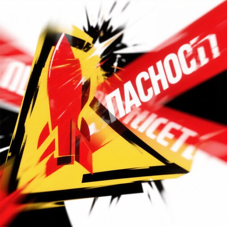 Географическая карта Российской Федерации с выделенными зонами действия сигналов ракетной опасности гражданской обороны