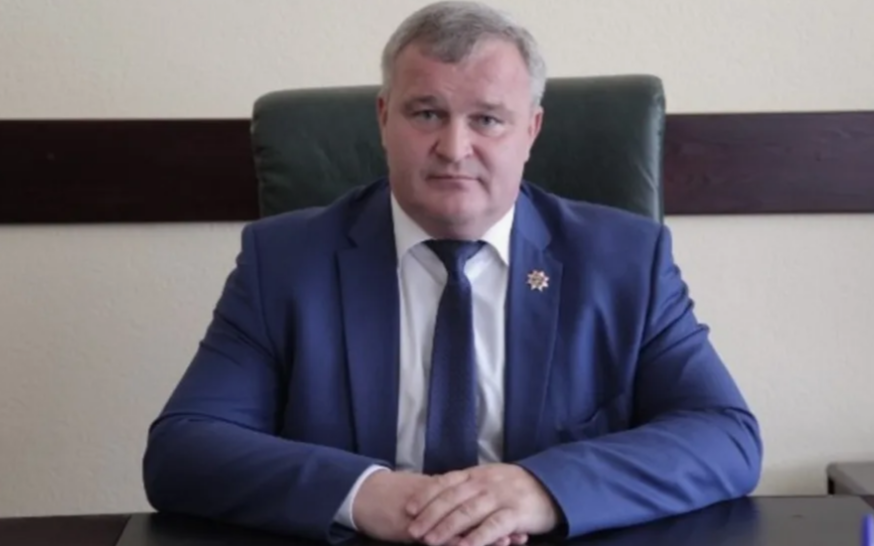 Бывший председатель правительства Кемеровской области Вячеслав Телегин в зале Ленинск-Кузнецкого городского суда во время оглашения обвинительного приговора.