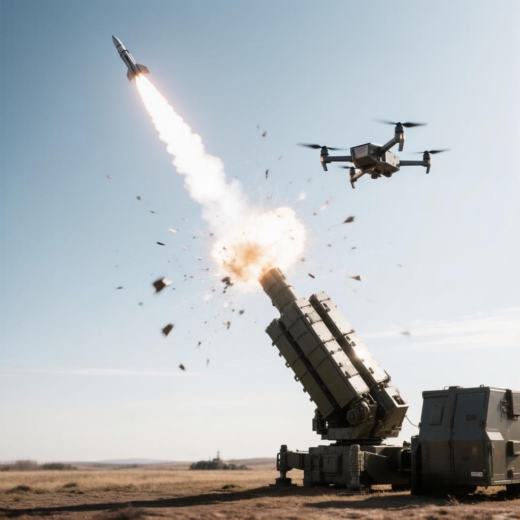 Боевая работа зенитного ракетно-пушечного комплекса Панцирь-С1 по перехвату беспилотников БПЛА в небе над Московской областью утром 17 июня 2026 года.