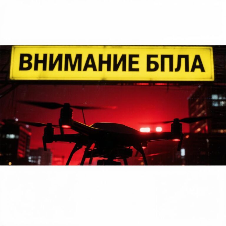 Скриншот ленты экстренных уведомлений об угрозе и пролетах БПЛА в Воронежской, Ростовской и Брянской областях