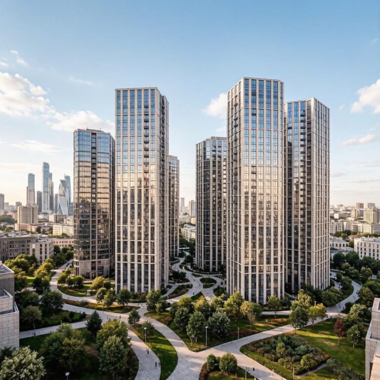 Патрульные автомобили экстренных служб на ночных улицах Москвы после сообщений о взрывах