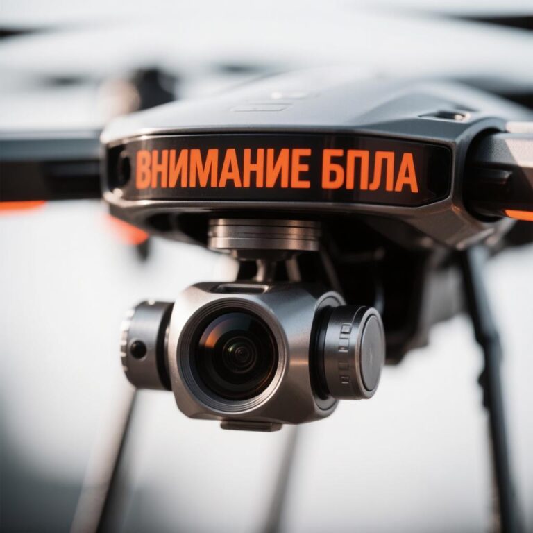Официальное экстренное предупреждение о введении режима беспилотной опасности на экране мобильного телефона