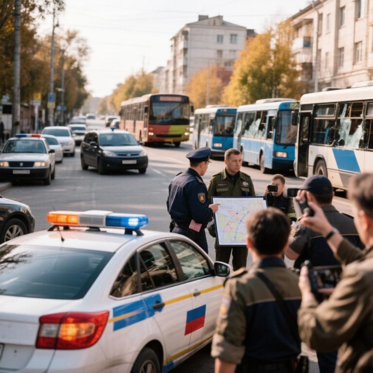 Скриншот страницы городского портала с призывом новокузнецкой полиции помочь в расследовании обстрела автобусов.
