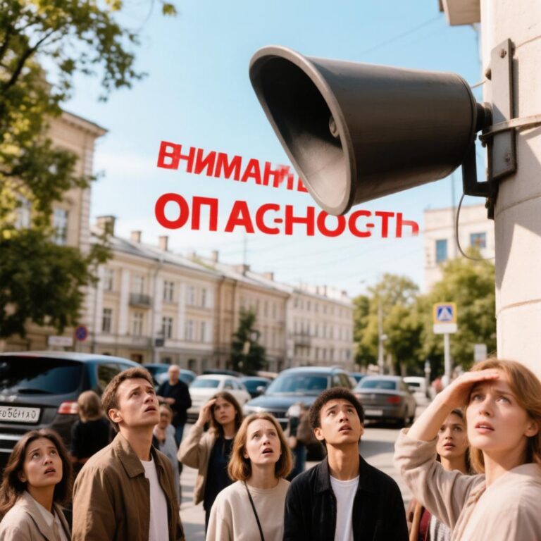 Вспышка и инверсионный след противоракеты в небе над севером Подмосковья