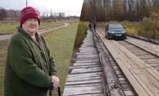 Разлив реки Кии в Мариинском районе во время паводка